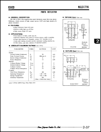 NJL5171K datasheet: Photo reflector NJL5171K