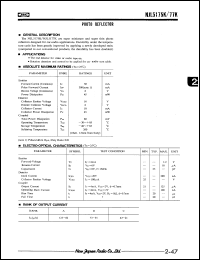 NJL5175K-F3 datasheet: Photo reflector NJL5175K-F3