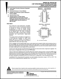 SN74HC193N datasheet:  4-BIT SYNCHRONOUS UP/DOWN COUNTERS (DUAL CLOCK WITH CLEAR) SN74HC193N