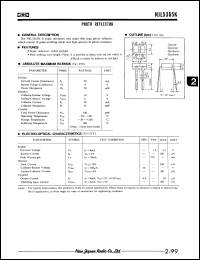 NJL5365K datasheet: Photo reflector NJL5365K