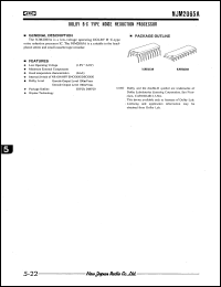 NJM2065AM datasheet: Dolby B-C type noise reduction processor NJM2065AM