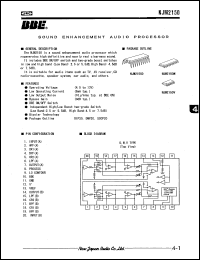 NJM2150D datasheet: Sound enhancement audio processor NJM2150D