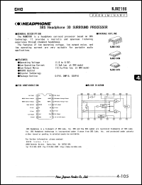 NJM2190M datasheet: 3D surround processor NJM2190M