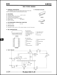 NJM2209S datasheet: Video picture enhancer NJM2209S