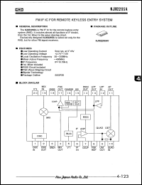 NJM2295V datasheet: FM IF IC for remote keyless entrysystem NJM2295V