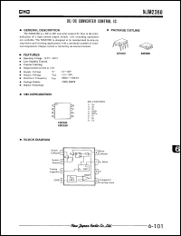 NJM2360M datasheet: DC/DC converter control IC NJM2360M