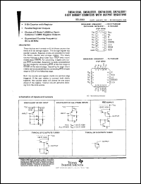 SN74LS590N datasheet:  8-BIT BINARY COUNTERS WITH OUTPUT REGISTERS AND 3-STATE OUTPUTS SN74LS590N