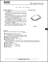 NJU6452AFG1 datasheet:  BIT MAP LCD  driver NJU6452AFG1