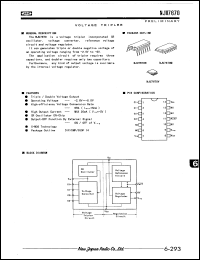 NJU7670M datasheet: Voltage tripler NJU7670M