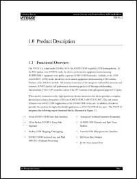 VSC9112 datasheet: STS-48c physical layer packet/ATM over SONET/SDH device VSC9112