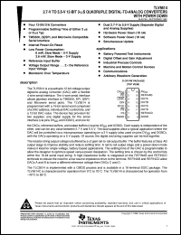 TLV5614IPWR datasheet:  12-BIT, 3 US QUAD DAC, SERIAL OUT, PGRMABLE SETTLING TIME, LOW POWER, H/W OR S/W POWERDOWN TLV5614IPWR