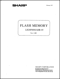 LH28F008SAHR-85 datasheet: 8MBIT (1MBIT x 8) Flash Memory  40-pin TSOP LH28F008SAHR-85