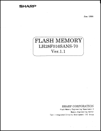 LH28F016SANS-70 datasheet: LH28F016SANS-70 16M (1M x 16,2M x 8) Flash Memory  56pin SSOP LH28F016SANS-70