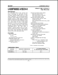 LH28F008SCT-V85 datasheet: 8M-bit(1MB x 8)smart 5 Flash Memory LH28F008SCT-V85