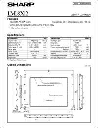 LM18X12 datasheet: Color STN-LCD module LM18X12