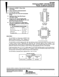 5962-87700012A datasheet:  8-BIT MULTIPLYING DAC, ADVANCED LINCMOS(TM) 5962-87700012A