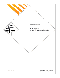 VDP3134Y datasheet: Video processor VDP3134Y
