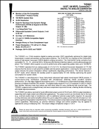 THS5651IDW datasheet:  10-BIT, 100MSPS, COMMSDAC, DIFF. SCALABLE CURRENT OUTPUTS BETWEEN 2MA TO 20MA, 3V & 5V DIGITAL I/F THS5651IDW