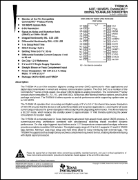 THS5641AIDWR datasheet:  8-BIT, 100 MSPS, COMMSDAC(TM) DAC THS5641AIDWR