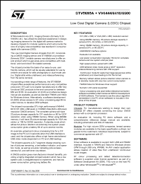 STV-DCA/VGA-E01 datasheet: Digital camera evaluation kit for STV0680/STV0680A+VV6500 STV-DCA/VGA-E01