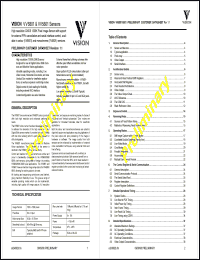 VV6801B001 datasheet: Monochrome colourised sensor VV6801B001