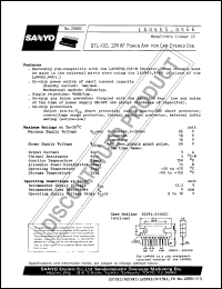 LA4465 datasheet: BTL-OCL 12W AF power aplifier for car stereo use LA4465