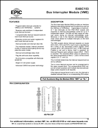 EI68C153 datasheet: Bus interrupter module (VME) EI68C153