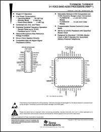 TLV320AC40IPT datasheet:  3-V VOICE-BAND AUDIO PROCESSORS TLV320AC40IPT