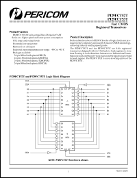 PI29FCT53T datasheet: Fast CMOS register transceiver PI29FCT53T