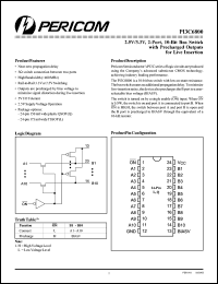 PI3C6800L datasheet: 2.5/3.3V, 10-bit, 2-port bus switch PI3C6800L