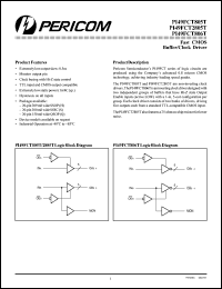 PI49FCT805ATH datasheet: Fast CMOS buffer/clock driver PI49FCT805ATH