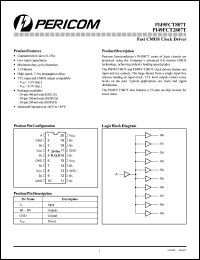 PI49FCT807ATH datasheet: Fast CMOS clock driver PI49FCT807ATH