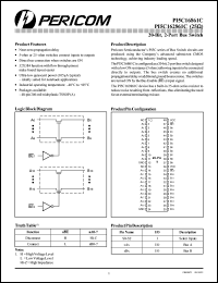 PI5C162861CA datasheet: 20-bit,2-port bus switch PI5C162861CA