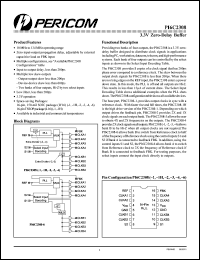 PI6C2308-4W datasheet: 3.3V zero-delay buffer PI6C2308-4W