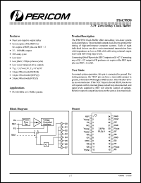 PI6C9930Q datasheet: 3.3V zero-delay clock buffer PI6C9930Q