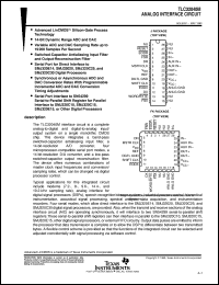 TLC32040CN datasheet:  SINGLE CHANNEL CODEC TLC32040CN