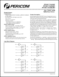 PI74FCT162H240TV datasheet: Fast CMOS address/clock driver PI74FCT162H240TV