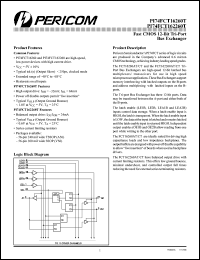 PI74FCT16260TA datasheet: Fast CMOS 16-bit tri-port bus exchanger PI74FCT16260TA