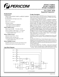 PI74FCT16501TA datasheet: Fast CMOS 18-bit registered transceiver PI74FCT16501TA