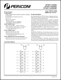 PI74FCT162540TA datasheet: Fast CMOS 16-bit buffer/line driver PI74FCT162540TA