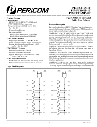 PI74FCT162541TV datasheet: Fast CMOS 16-bit octal buffer/line driver PI74FCT162541TV