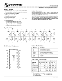 PI74FCT2861TP datasheet: 10-bit non-inverting bus transceiver PI74FCT2861TP