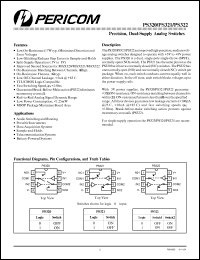 PS321CUAX datasheet: Precision, dual-supply analog switch PS321CUAX