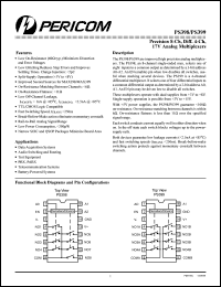PS399 datasheet: Precision 8-channel, diff. 4-channel, 17V analog  multiplexer PS399