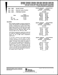 JM38510/31501BCA datasheet:  DECADE COUNTER JM38510/31501BCA