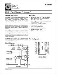 AV1886M datasheet: FDDI/fast ethernet PHYceiver AV1886M