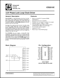 AV2510CG-T datasheet: 3.3V phase-lock loop clock driver AV2510CG-T