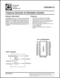 AV9169AM-70 datasheet: Frequency generator for Workstation system AV9169AM-70