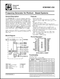 AV9169CM-22 datasheet: Frequency generator for Pentium based system AV9169CM-22