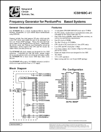 AV9169CF-41 datasheet: Frequency generator for Pentium PRO based system AV9169CF-41